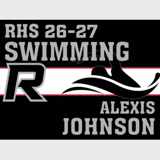 Roosevelt High School Swimming yard signs