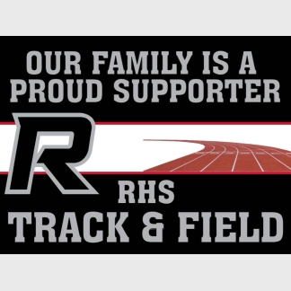 Roosevelt High School track and field yard sign