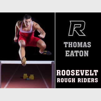 Roosevelt High School track and field yard sign