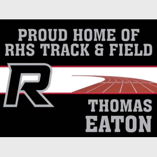 Roosevelt High School track and field yard sign