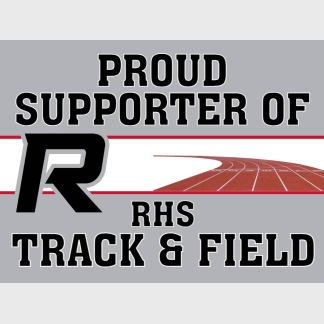 Roosevelt High School track and field yard sign