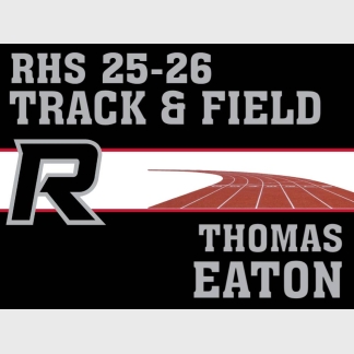 Roosevelt High School track and field yard sign