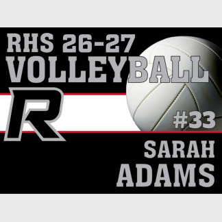 Roosevelt High School Volleyball yard signs