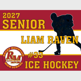 Rocky Mountain High School Ice Hockey yard sign