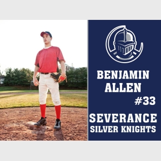 Severance High School baseball yard sign