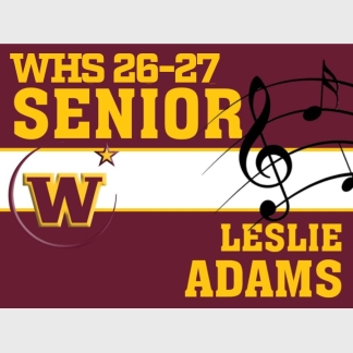 windsor high school band yard sign