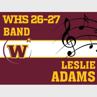 windsor high school band yard sign