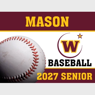 windsor high school baseball yard sign