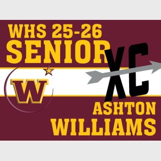 Windsor High School cross country yard sign