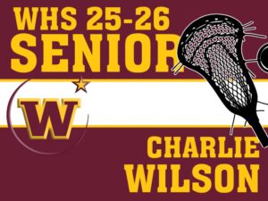Windsor High School lacrosse yard sign