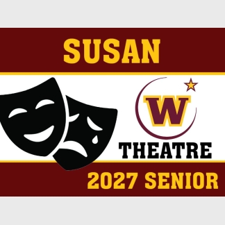 windsor high school theatre yard sign