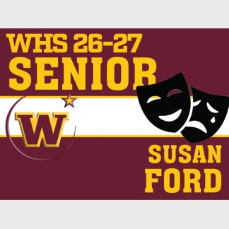 windsor high school theatre yard sign
