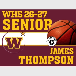 windsor high school unified basketball yard sign