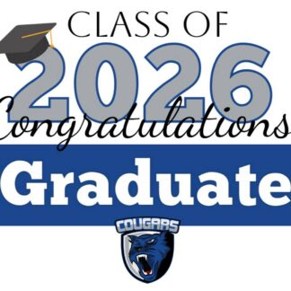 Resurrection Christian School graduation yard signs