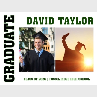 Fossil Ridge High School graduation yard signs