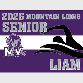 Mountain View High School swim yard sign