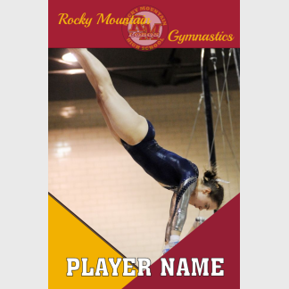 Rocky Mountain High School gymnastics banner