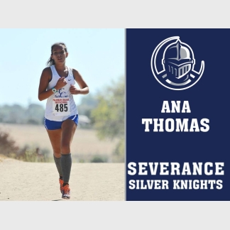 Severance High School cross country yard sign