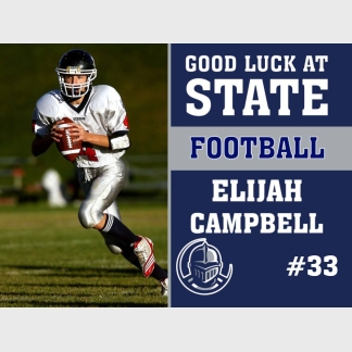 Severance High School state football yard sign