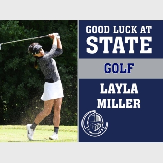 Severance High School state golf yard sign