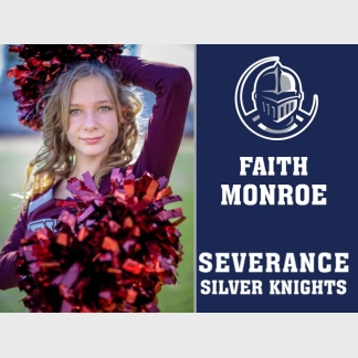 Severance High School poms yard sign
