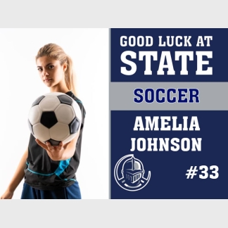 Severance High School state soccer yard sign