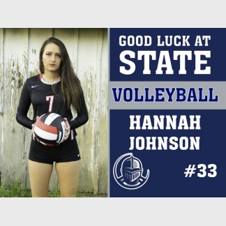 Severance High School state volleyball yard sign