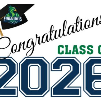 WCA Class of Classic Congratulations Yard Sign