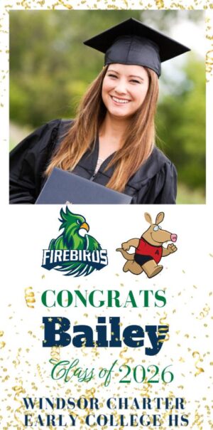 windsor charter early colleges graduation banners