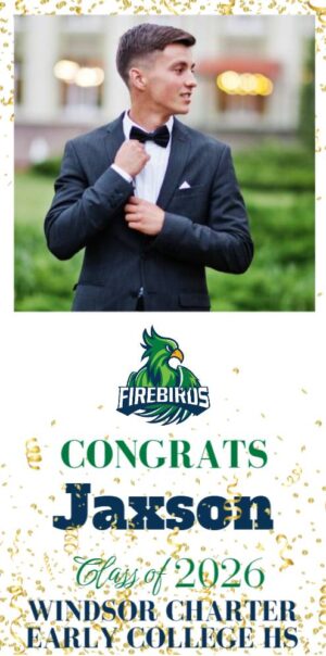 windsor charter early colleges graduation banners