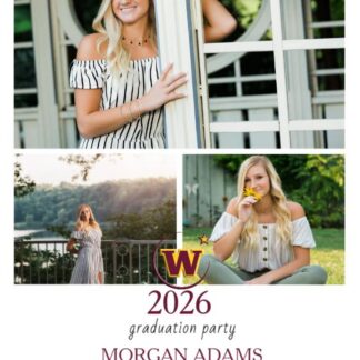 Windsor High School graduation announcement