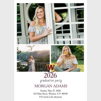 windsor high school graduation photo announcements