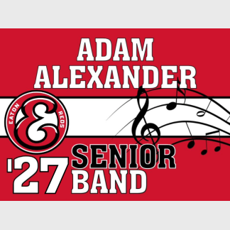Eaton High School Band yard sign