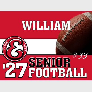 Eaton High School Football yard sign