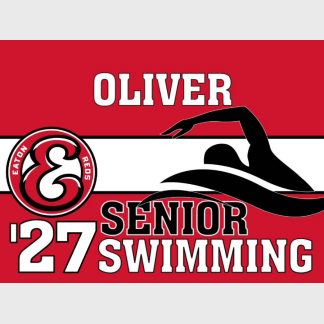 Eaton High School Swimming yard sign