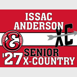Eaton High School Cross Country yard sign