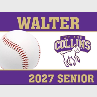 Fort Collins High School baseball yard signs