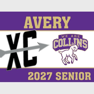 Fort Collins High School cross country yard signs