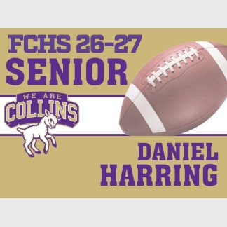 Fort Collins High School football yard signs