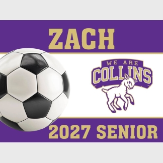 Fort Collins High School soccer yard signs