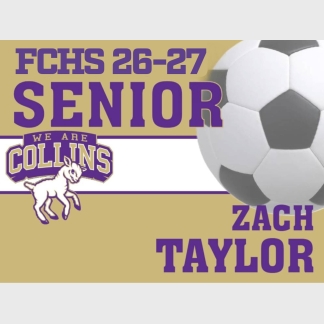 Fort Collins High School soccer yard signs