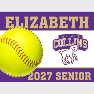 Fort Collins High School softball yard signs