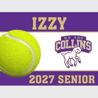 Fort Collins High School tennis yard signs