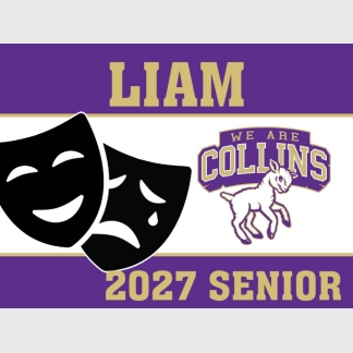 Fort Collins High School theatre yard signs
