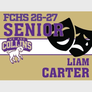 Fort Collins High School theatre yard signs