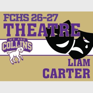 Fort Collins High School theatre yard signs