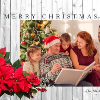 Merry Christmas photo card
