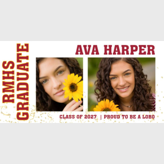 Rocky Mountain High School Graduation photo banners
