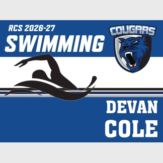 Resurrection Christian Swimming Yard Sign