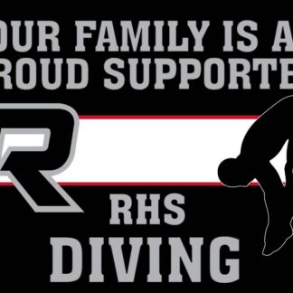 Roosevelt High School Diving yard signs